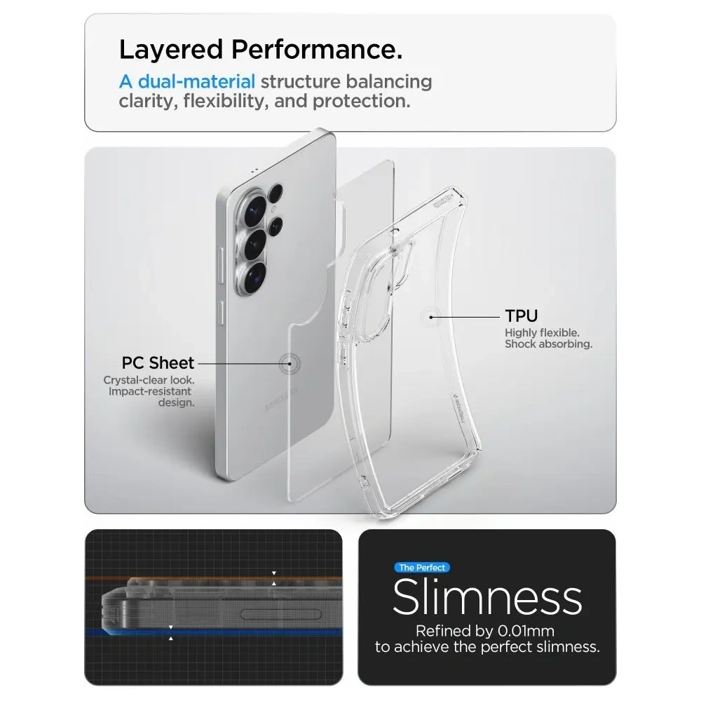 Etui Spigen Ultra Hybrid do Samsung Galaxy S26 Ultra Crystal Clear