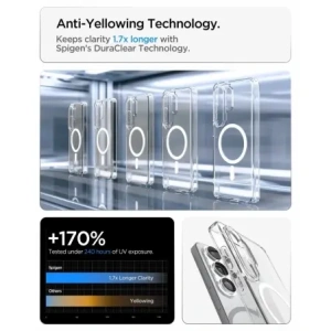 Etui Spigen Ultra Hybrid Mag MagSafe do Samsung Galaxy S26 Ultra Clear/white