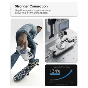 Etui Spigen Ultra Hybrid Mag MagSafe do Samsung Galaxy S26 Ultra Clear/white