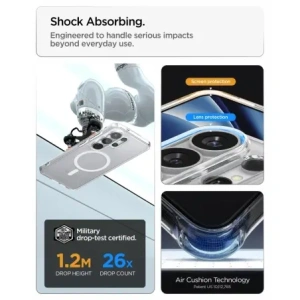 Etui Spigen Ultra Hybrid Mag MagSafe do Samsung Galaxy S26 Ultra Clear/white