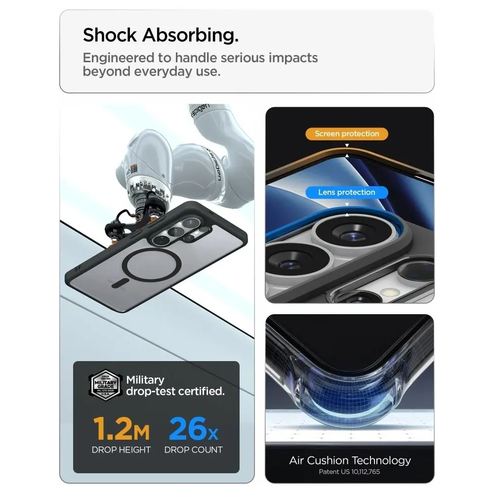 Etui Spigen Ultra Hybrid Mag MagSafe do Samsung Galaxy S26 Ultra Matte Black