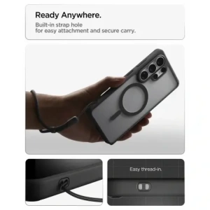 Etui Spigen Ultra Hybrid Mag MagSafe do Samsung Galaxy S26 Ultra Matte Black