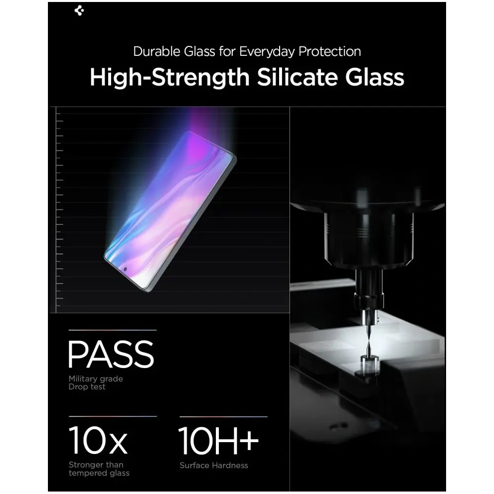 Szkło hartowane Spigen Glas.tr ez Fit Pro Anti Reflection do Samsung Galaxy S26 Ultra Clear [2 PACK]