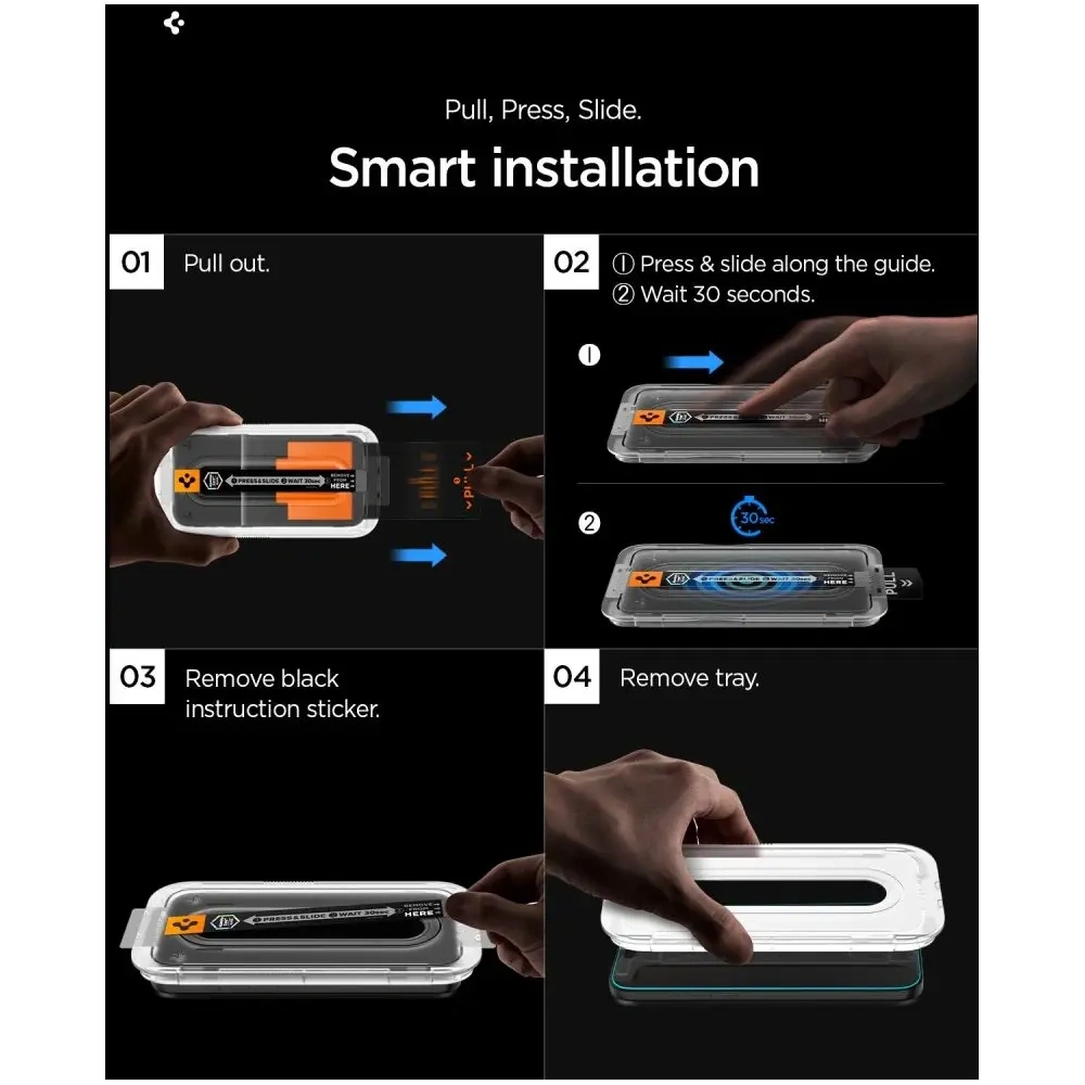Szkło hartowane Spigen Glas.tr ez Fit Pro Anti Reflection do Samsung Galaxy S26 Ultra Clear [2 PACK]