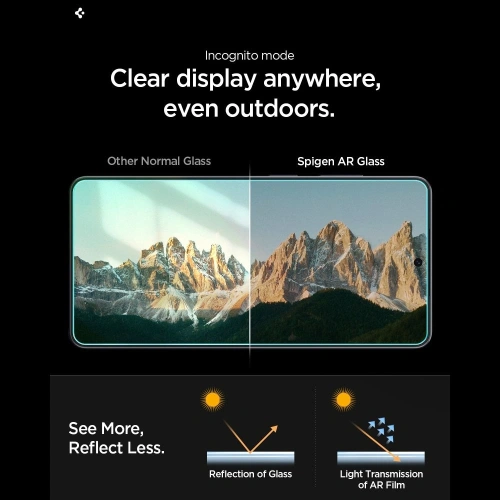 Szkło hartowane Spigen Glas.tr ez Fit Pro Anti Reflection do Samsung Galaxy S26 Ultra Clear [2 PACK]
