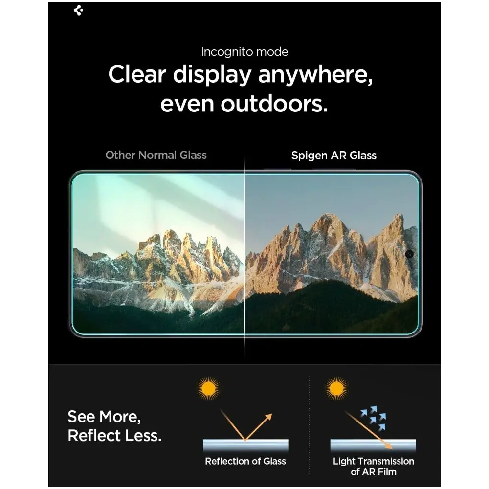 Szkło hartowane Spigen Glas.tr ez Fit Pro Anti Reflection do Samsung Galaxy S26 Ultra Clear [2 PACK]