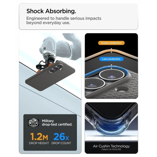 Etui Spigen Liquid Air Mag MagSafe do Samsung Galaxy S26+ Plus Marble Grey