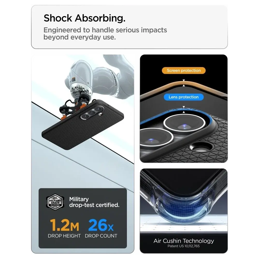 Etui Spigen Liquid Air Mag MagSafe do Samsung Galaxy S26+ Plus Matte Black