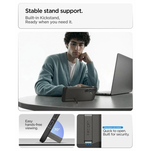 Etui Spigen Tough Armor Mag MagSafe do Samsung Galaxy S26+ Plus Gunmetal