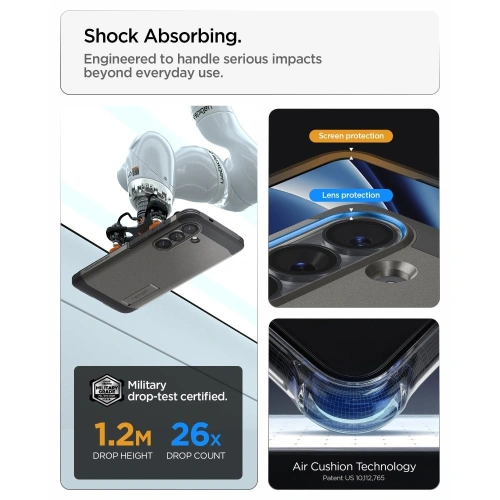 Etui Spigen Tough Armor Mag MagSafe do Samsung Galaxy S26+ Plus Gunmetal