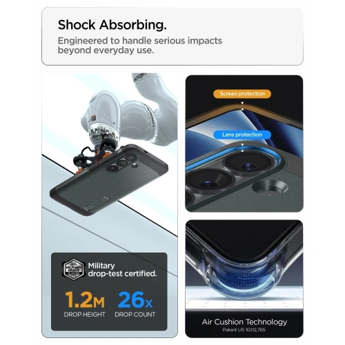 Etui Spigen Tough Armor Mag MagSafe do Samsung Galaxy S26+ Plus Abyss Green