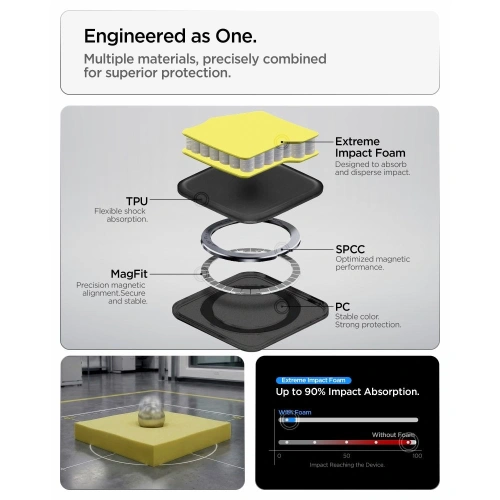 Etui Spigen Tough Armor Mag MagSafe do Samsung Galaxy S26+ Plus Abyss Green