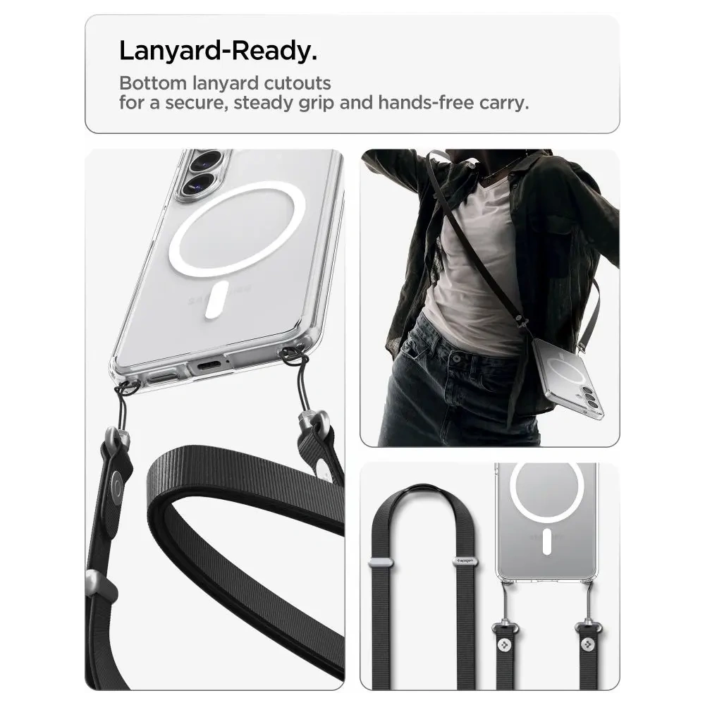 Etui Spigen Ultra Hybrid Mag MagSafe do Samsung Galaxy S26+ Plus Clear/white