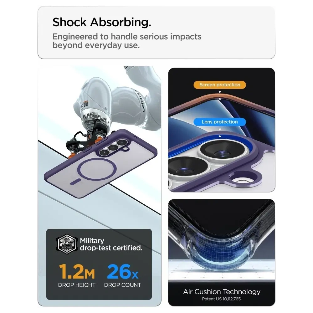 Etui Spigen Ultra Hybrid Mag MagSafe do Samsung Galaxy S26+ Plus Deep Purple