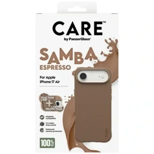 Etui CARE by PanzerGlass Fashionable Samba MagSafe do Apple iPhone Air espresso