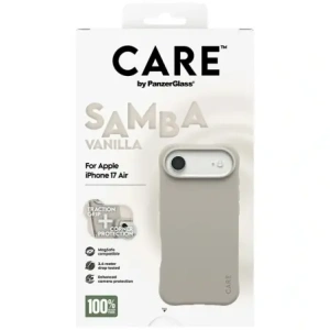 Etui CARE by PanzerGlass Fashionable Samba MagSafe do Apple iPhone Air waniliowy