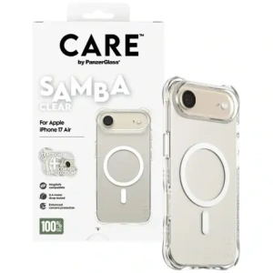 Etui CARE by PanzerGlass Fashionable Samba w. White MagSafe do Apple iPhone Air przezroczysty