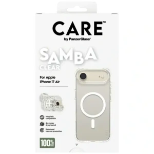 Etui CARE by PanzerGlass Fashionable Samba w. White MagSafe do Apple iPhone Air przezroczysty