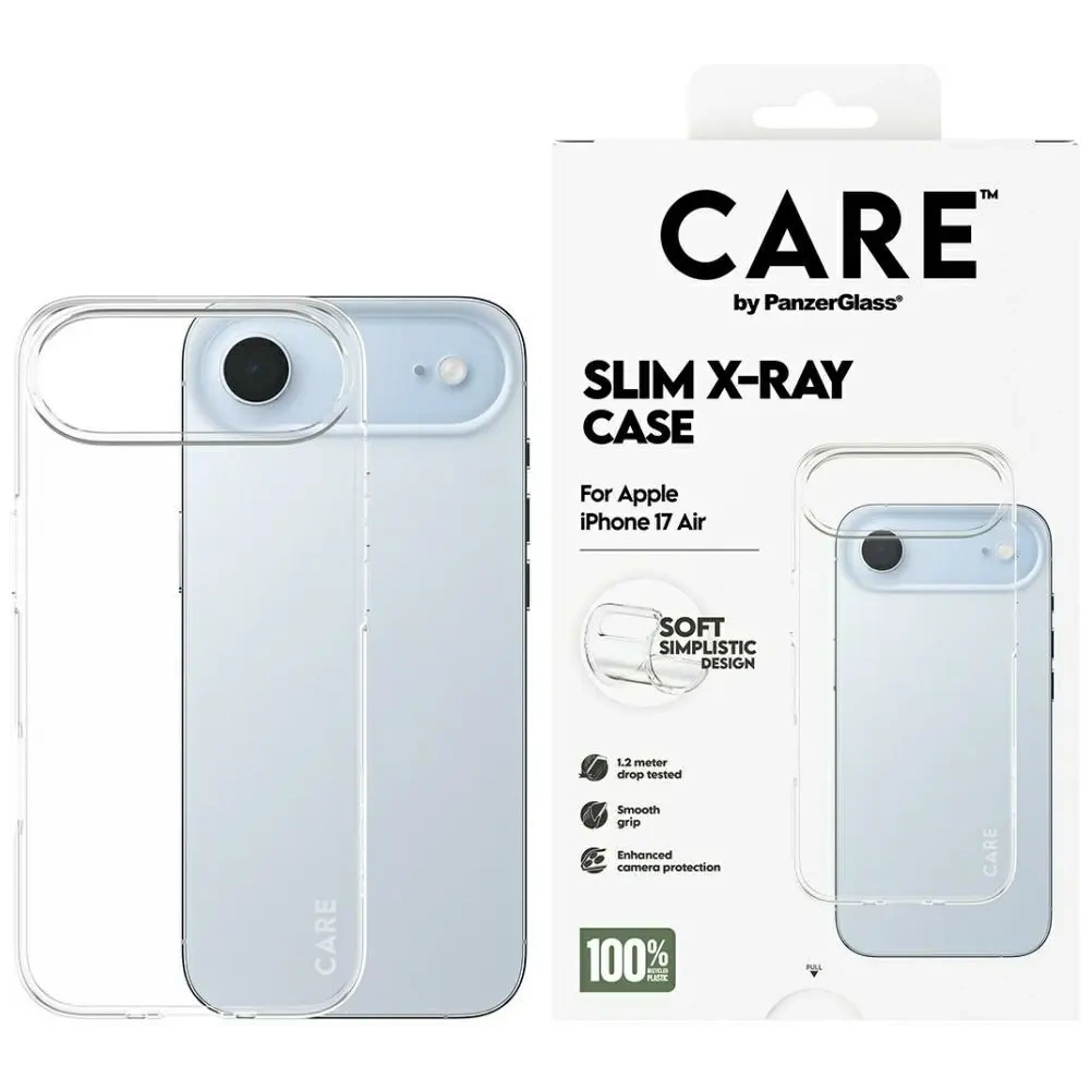 Etui CARE by PanzerGlass Fashionable X-Ray Soft Basic do Apple iPhone Air przezroczysty