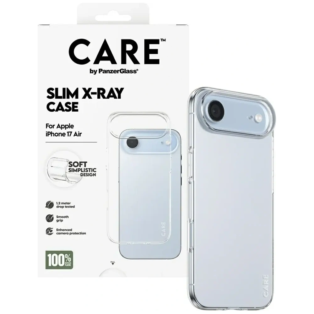 Etui CARE by PanzerGlass Fashionable X-Ray Soft Basic do Apple iPhone Air przezroczysty