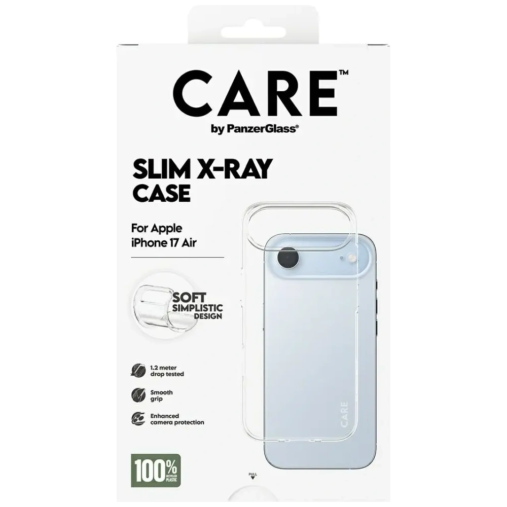 Etui CARE by PanzerGlass Fashionable X-Ray Soft Basic do Apple iPhone Air przezroczysty