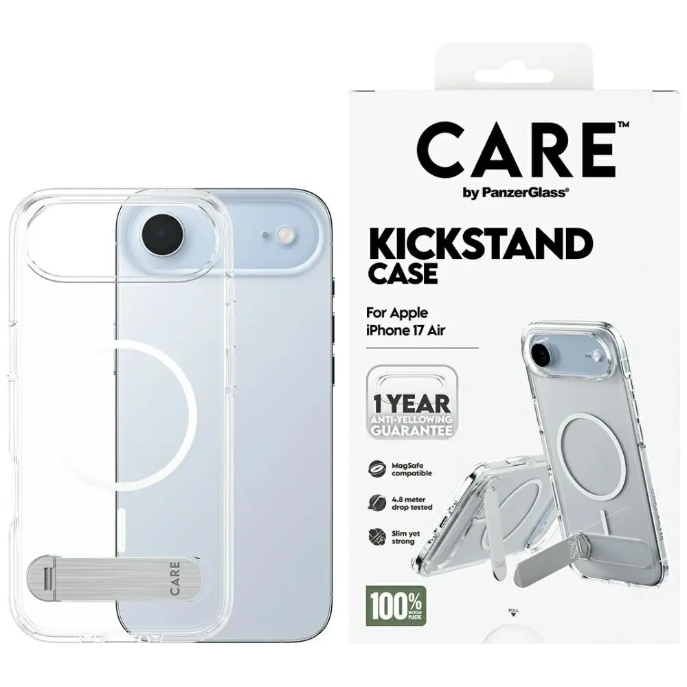 Etui CARE by PanzerGlass Feature w. Kickstand MagSafe do Apple iPhone Air przezroczysty