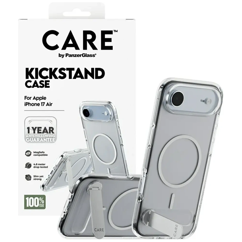 Etui CARE by PanzerGlass Feature w. Kickstand MagSafe do Apple iPhone Air przezroczysty