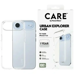 Etui CARE by PanzerGlass Flagship Urban Explorer w. Clear Frame do Apple iPhone Air przezroczysty