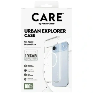 Etui CARE by PanzerGlass Flagship Urban Explorer w. White MagSafe do Apple iPhone Air przezroczysty