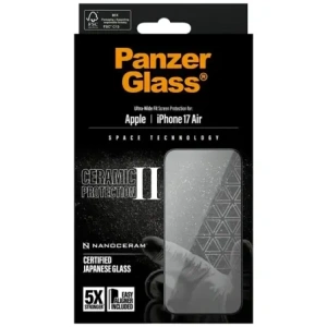 Szkło ceramiczne PanzerGlass Ceramic II Ultra-Wide Fit EasyAligner do Apple iPhone Air