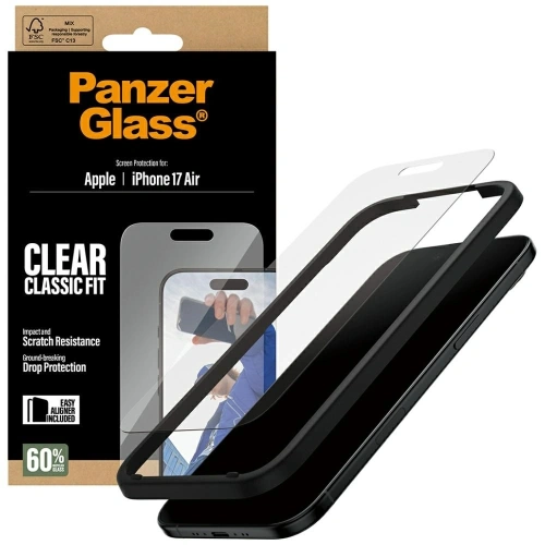 Szkło hartowane PanzerGlass Classic Fit EasyAligner do Apple iPhone Air