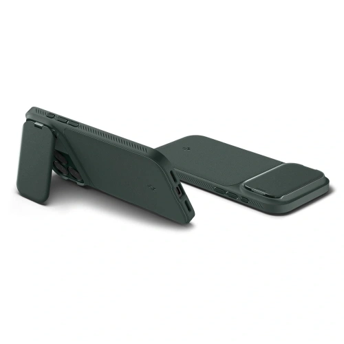 Etui Spigen Optik Armor Mag MagSafe do Apple iPhone 17 Pro Max Abyss Green