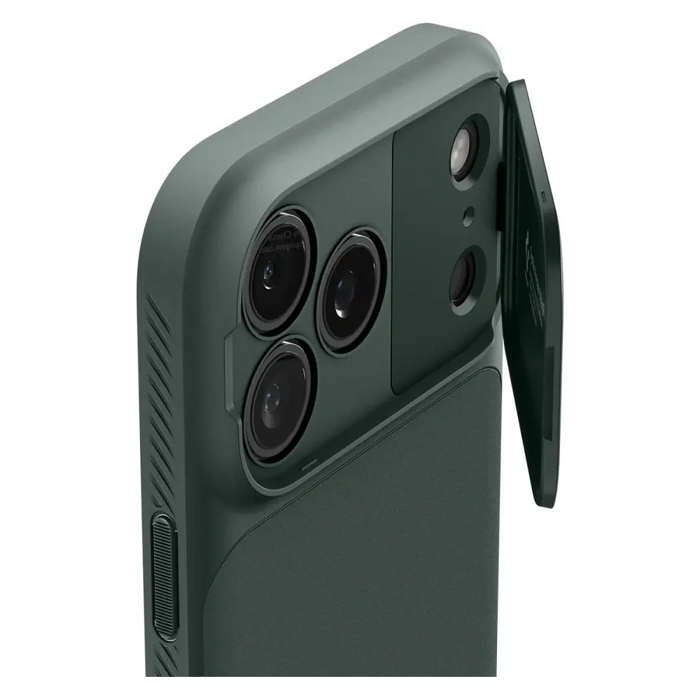 Etui Spigen Optik Armor Mag MagSafe do Apple iPhone 17 Pro Abyss Green