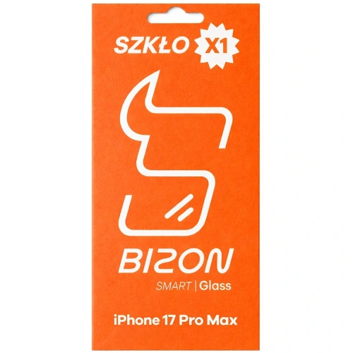 Szkło ochronne 2.5D Bizon Smart Glass do Apple iPhone 17 Pro Max