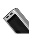Kup Baseus Organizator auto metalic Deluxe cu suport pentru cană, 2x încărcare USB (argintiu) - BSU1706SLV - {ean13} - Sklep Home Screen