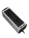 Kup Baseus Deluxe Metall Auto-Organizer mit Getränkehalter, 2x USB-Laden (silber) - BSU1706SLV - {ean13} - Sklep Home Screen