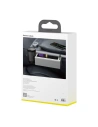 Kup Baseus Deluxe Metall Auto-Organizer mit Getränkehalter, 2x USB-Laden (silber) - BSU1706SLV - {ean13} - Sklep Home Screen