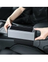 Kup Baseus Organizator auto metalic Deluxe cu suport pentru cană, 2x încărcare USB (argintiu) - BSU1706SLV - {ean13} - Sklep Home Screen