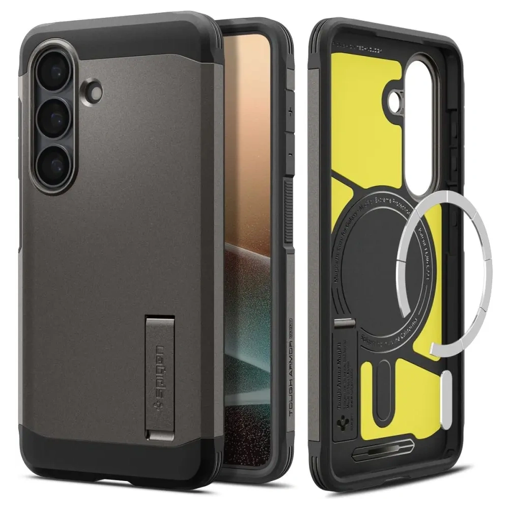 Etui Spigen Tough Armor Mag MagSafe do Samsung Galaxy S26 Gunmetal