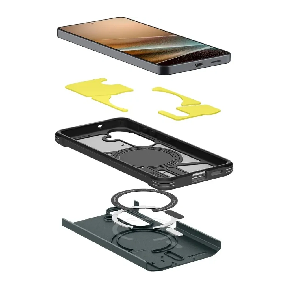 Etui Spigen Tough Armor Mag MagSafe do Samsung Galaxy S26 Abyss Green