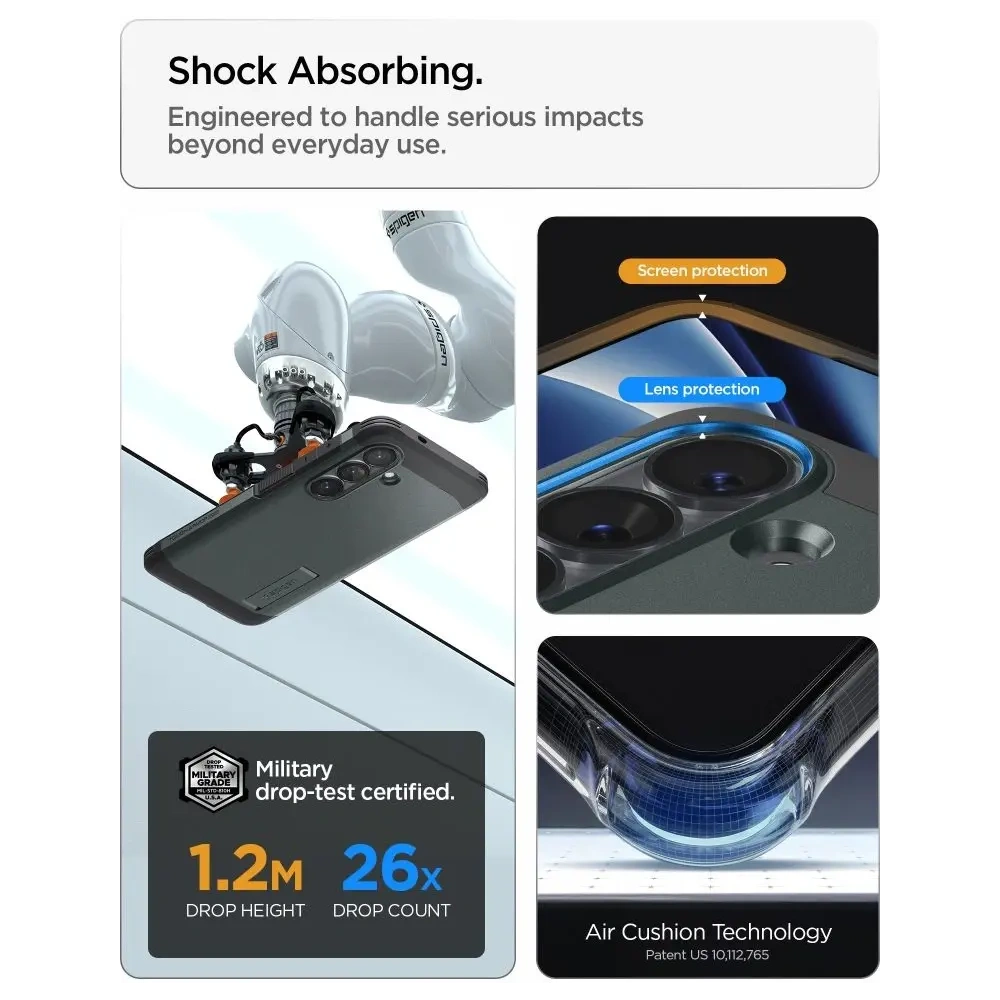 Etui Spigen Tough Armor Mag MagSafe do Samsung Galaxy S26 Abyss Green