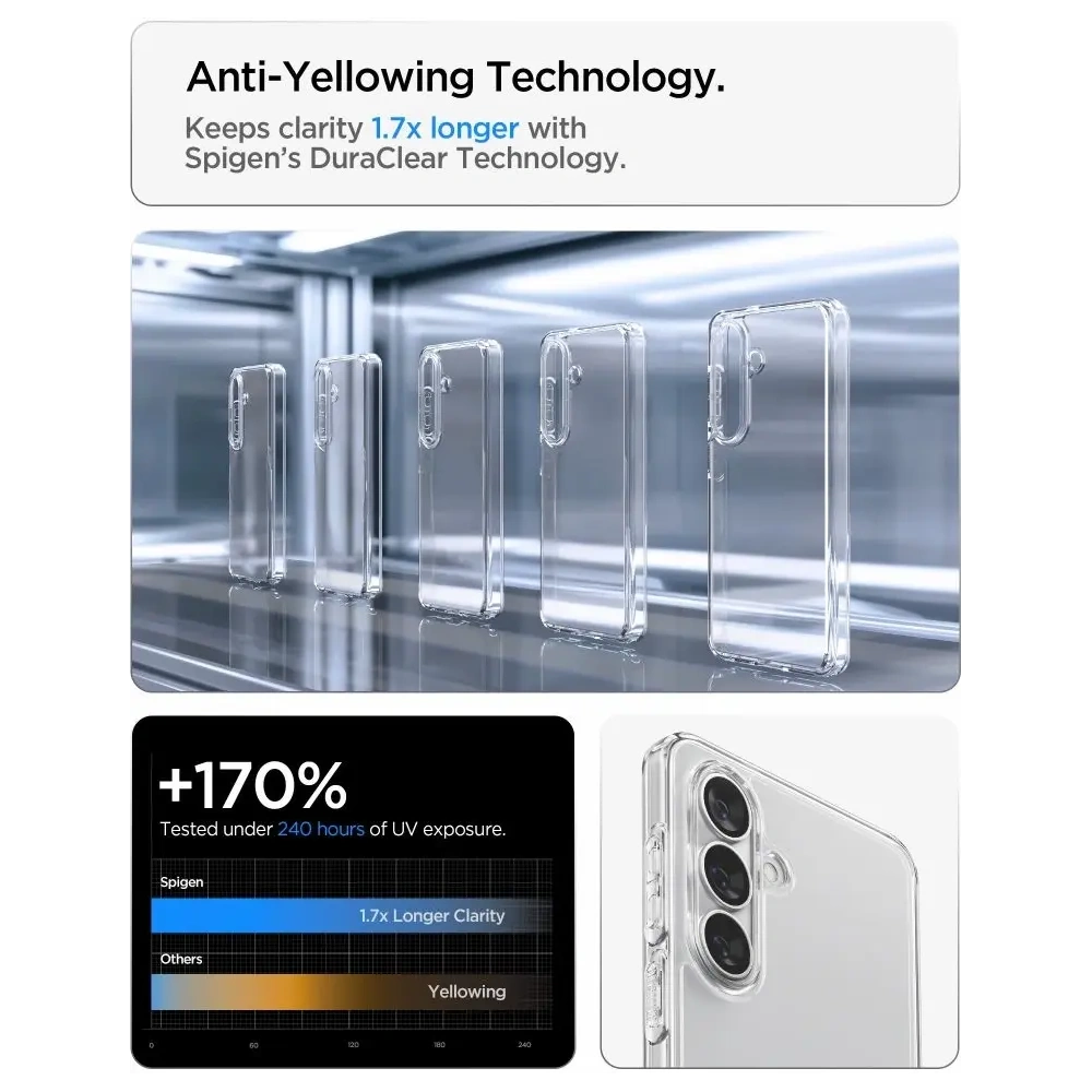Etui Spigen Ultra Hybrid do Samsung Galaxy S26 Crystal Clear