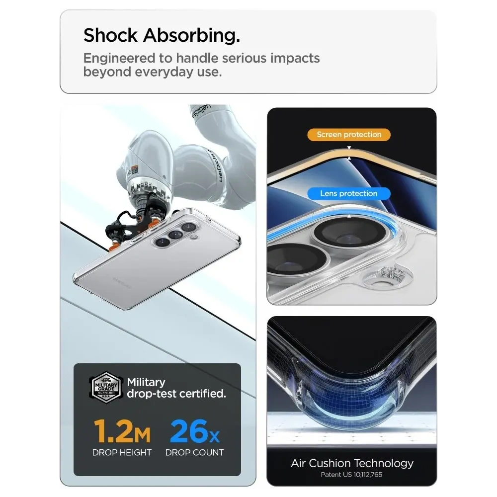 Etui Spigen Ultra Hybrid do Samsung Galaxy S26 Crystal Clear