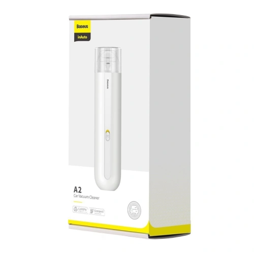 Buy Baseus A2 Cordless Car Vacuum Cleaner 5,000Pa (white) - BSU1707WHT - {ean13} - Home Screen Store Europe