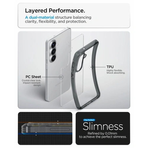 Etui Spigen Ultra Hybrid do Samsung Galaxy S26 Space Crystal