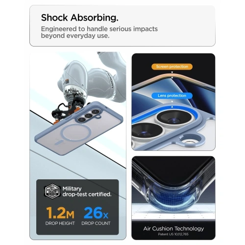 Etui Spigen Ultra Hybrid Mag MagSafe do Samsung Galaxy S26 Light Blue