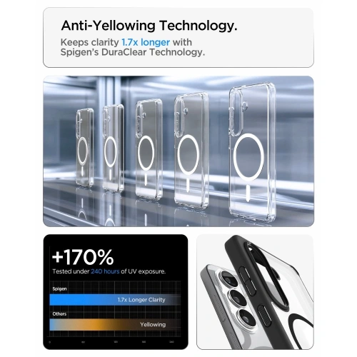 Etui Spigen Ultra Hybrid Mag MagSafe do Samsung Galaxy S26 Matte Black