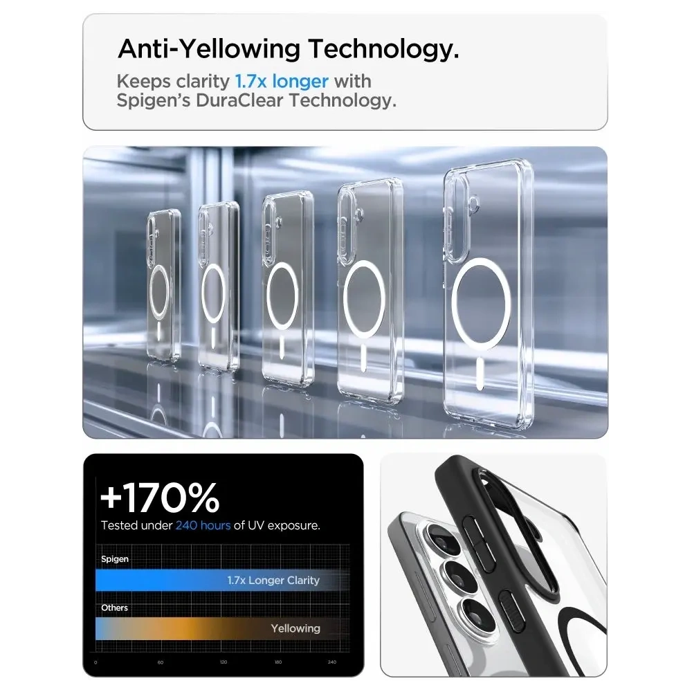 Etui Spigen Ultra Hybrid Mag MagSafe do Samsung Galaxy S26 Matte Black