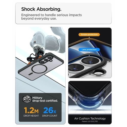 Etui Spigen Ultra Hybrid Mag MagSafe do Samsung Galaxy S26 Matte Black