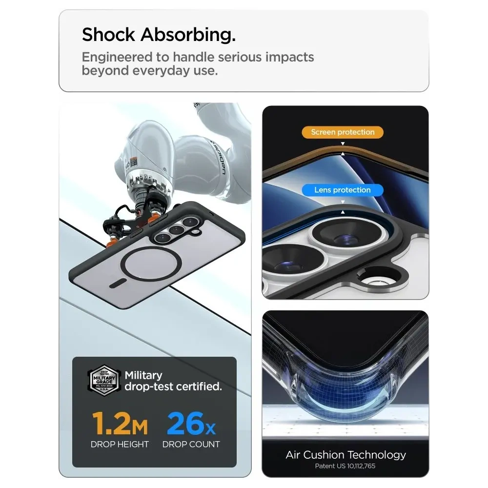 Etui Spigen Ultra Hybrid Mag MagSafe do Samsung Galaxy S26 Matte Black